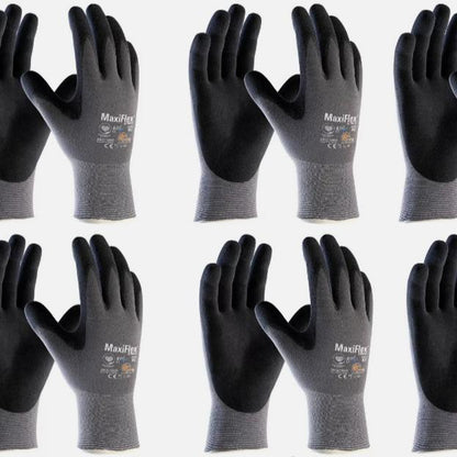 Maxiflex Ultimate 34874 Foam Nitrile Palm Coated Work Gloves - Unbeatable Grip & Abrasion Resistance - Multiple Applications Safety Gloves