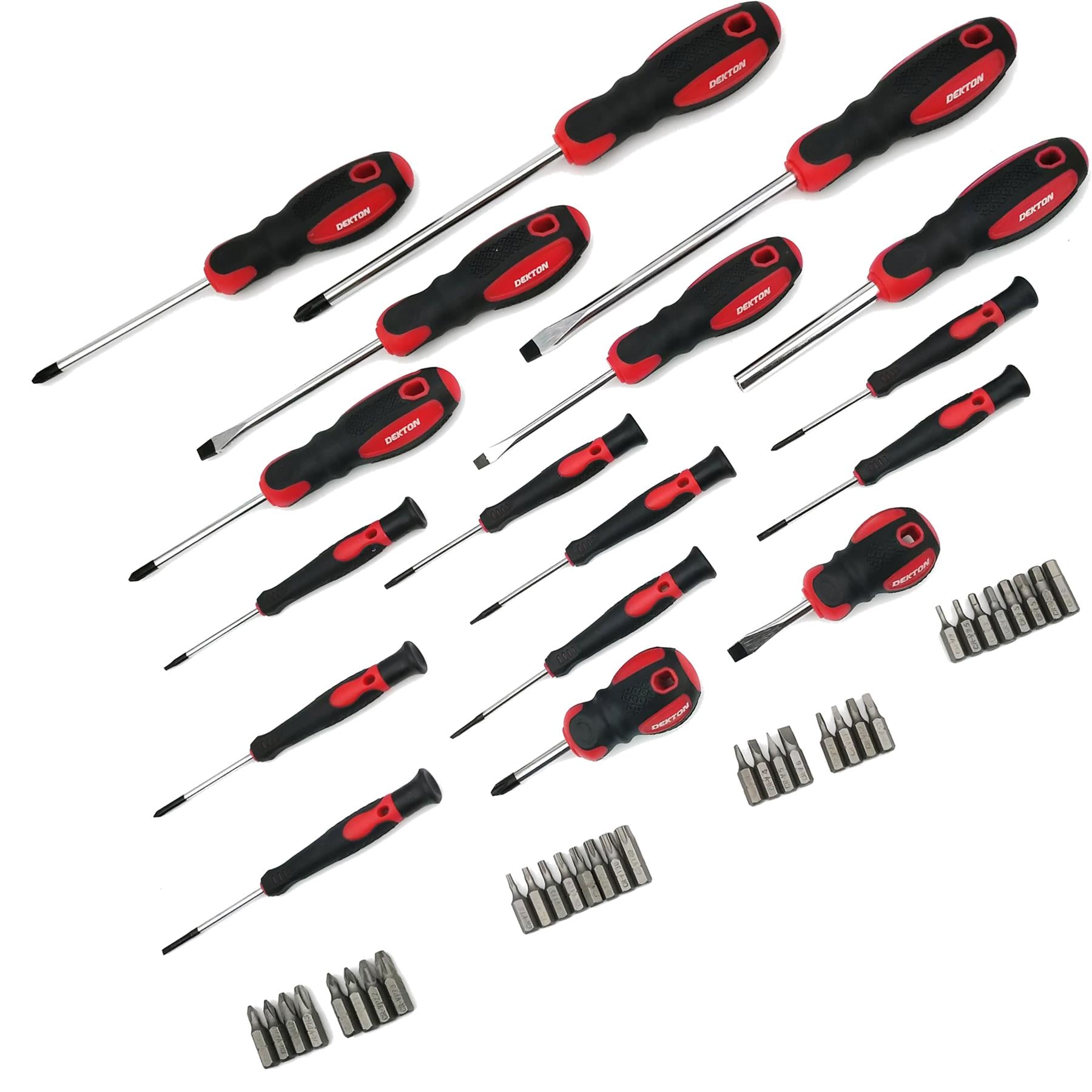 50 or 100Pc Dekton Screwdriver Set Home DIY Tool Kit Repair Precision Hand Tools