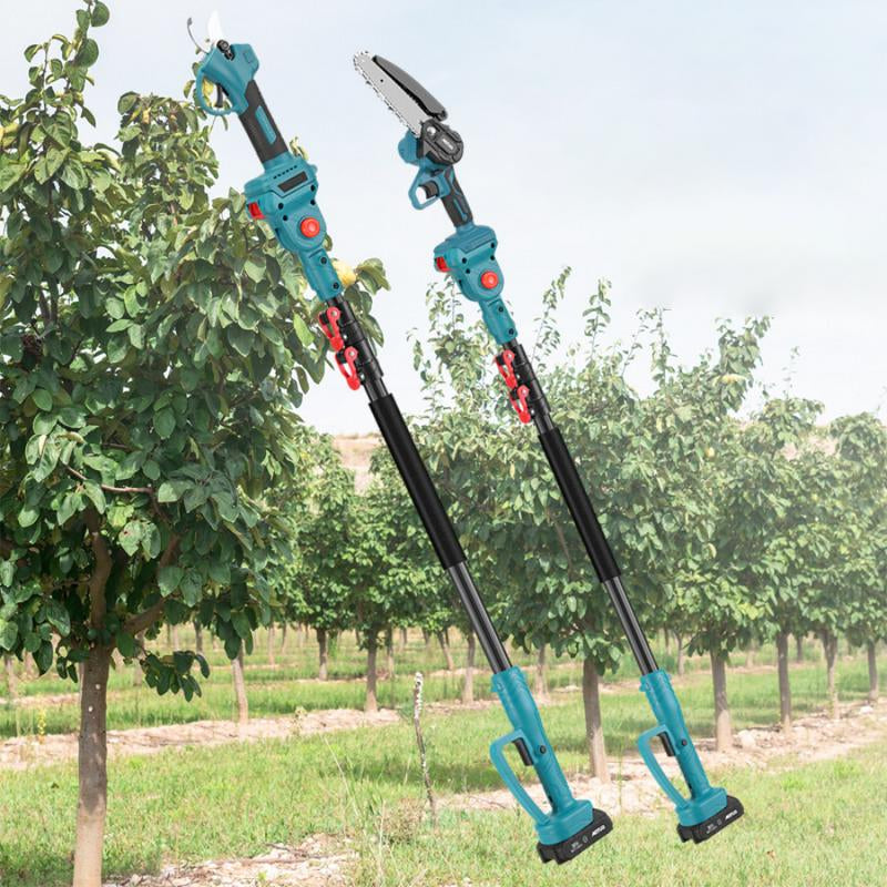 2Pcs High Branch Saws, Telescopic High-Altitude Shears, Electric Brushless Pruning Saws, Extended High Branches, Two Electric and One Electric Garden Pruning Tools