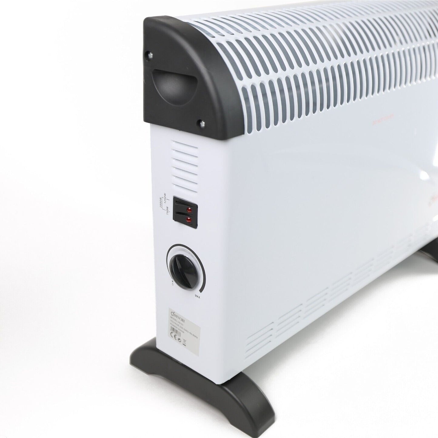 Free Standing Convector Radiator Heater with Adjustable 3 Heat Settings 2000W