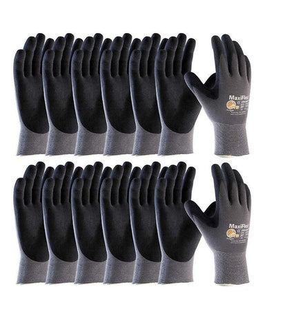 Maxiflex Ultimate 34874 Foam Nitrile Palm Coated Work Gloves - Unbeatable Grip & Abrasion Resistance - Multiple Applications Safety Gloves