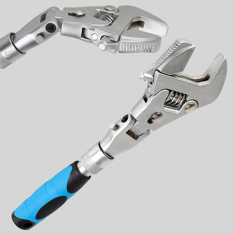 5-In-1 Adjustable Ratchet Wrench, Folding Torque Wrench, Retractable Design Wrench for Home Repairs and Auto Maintenance, Hand Tools, Work Equipment for Men