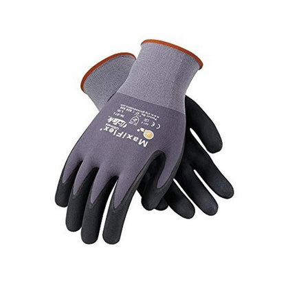 Maxiflex Ultimate 34874 Foam Nitrile Palm Coated Work Gloves - Unbeatable Grip & Abrasion Resistance - Multiple Applications Safety Gloves