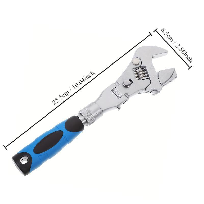 5-In-1 Adjustable Ratchet Wrench, Folding Torque Wrench, Retractable Design Wrench for Home Repairs and Auto Maintenance, Hand Tools, Work Equipment for Men