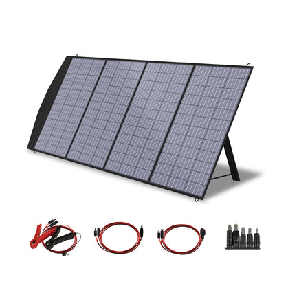 Foldable US Solar Cell Solar Charger 60 100 120 200W Portable Solar Panel for Powerstation，Boat，Roof, Garden，Camping