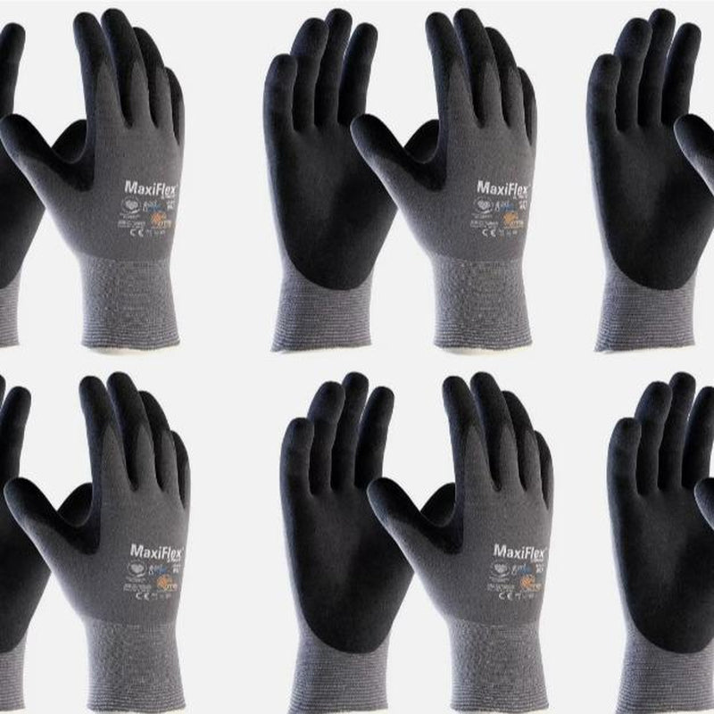 Maxiflex Ultimate 34874 Foam Nitrile Palm Coated Work Gloves - Unbeatable Grip & Abrasion Resistance - Multiple Applications Safety Gloves