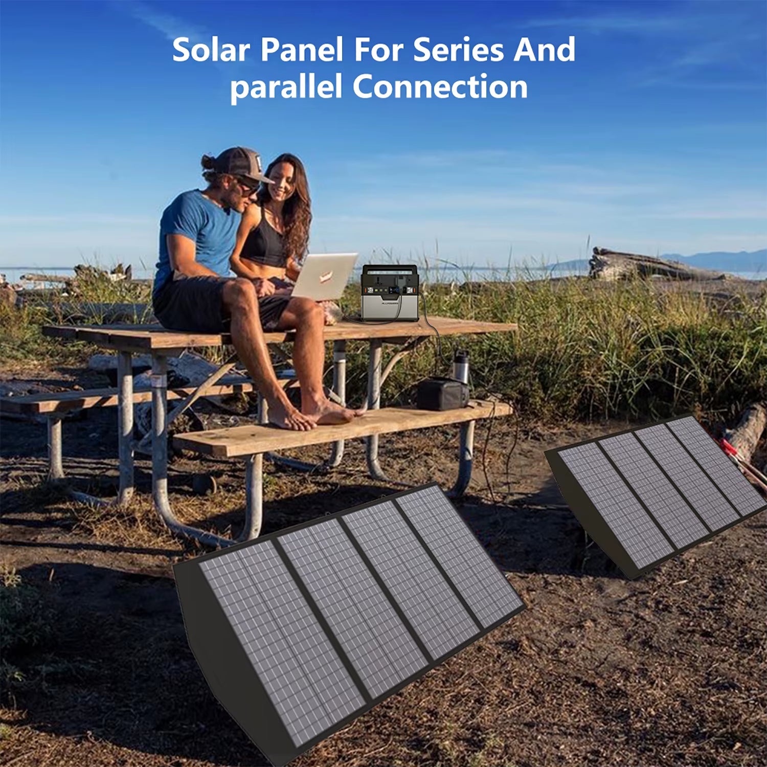 Foldable US Solar Cell Solar Charger 60 100 120 200W Portable Solar Panel for Powerstation，Boat，Roof, Garden，Camping